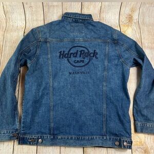 Hard Rock Cafe Nashville Repreve Denim
Button Down Coat Size XL